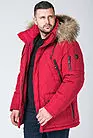Куртка мужская зимняя красная с капюшоном AS-509 red smallphoto 2