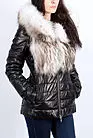 Женская кожаная куртка с мехом Т-33 smallphoto 1