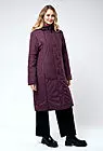 Пальто женское зимнее с капюшоном на синтепоне длинное JOHANNA бордо smallphoto 5
