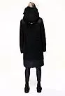 Пальто женское черное до колена на синтепоне SHELKOVICA smallphoto 2