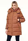 Куртка пуховик женский зима 2022 191.2.W22. CARAMEL smallphoto 2