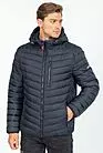 Куртка зимняя мужская стеганая с капюшоном NF-143271-DB smallphoto 1