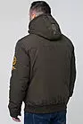 Куртка мужская короткая бомбер зимняя VZ-22325 хаки smallphoto 4