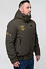 Куртка мужская короткая бомбер зимняя VZ-22325 хаки smallphoto 2
