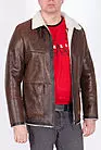 Мужская куртка дубленка рыжая GM-1 smallphoto 2