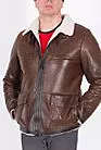Мужская куртка дубленка рыжая GM-1 smallphoto 3