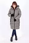 Куртка женская зимняя серая с капюшоном 652280 smallphoto 5