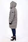 Куртка женская зимняя серая с капюшоном 652280 smallphoto 4