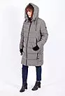 Куртка женская зимняя серая с капюшоном 652280 smallphoto 2