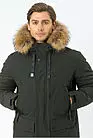 Куртка мужская зимняя длинная зеленая NF-7 smallphoto 10
