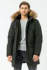 Куртка мужская зимняя длинная зеленая NF-7 smallphoto 2