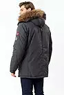 Куртка зимняя мужская темно-серая NF-9 smallphoto 3