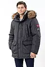 Куртка зимняя мужская темно-серая NF-9 smallphoto 1