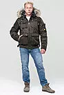 Короткая зимняя куртка мужская хаки F1518-036 хаки smallphoto 3