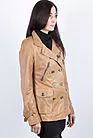 Кожаная куртка женская бежевая LG-9584b smallphoto 4