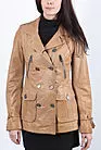 Кожаная куртка женская бежевая LG-9584b smallphoto 5