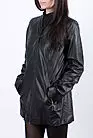 Удлиненная женская кожаная куртка DD51633 smallphoto 3