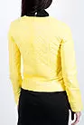 Кожаная куртка женская желтая 34w395-Y smallphoto 3