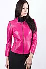 Кожаная куртка женская розовая VIZ-43710F smallphoto 6