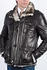 Мужская кожаная куртка с пышным мехом SK-719W smallphoto 2