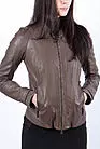 Стильная кожаная куртка женская VIZ-43688 smallphoto 6