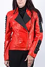 Кожаная куртка женская красная AR-5027-00 smallphoto 1