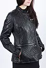 Куртка женская стеганая кожаная LG-2092b smallphoto 5