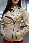 Кожаная куртка женская короткая косуха LG-2062 smallphoto 1