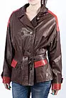 Женская куртка кожаная комбинированная KK-317 smallphoto 5