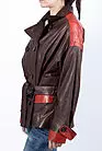 Женская куртка кожаная комбинированная KK-317 smallphoto 2