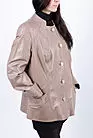 Кожаный пиджак женский большой размер L-2853 smallphoto 2