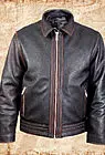 Кожаная куртка мужская короткая коричневая Фалькон smallphoto 2