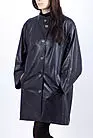 Женская кожаная куртка большого размера удлиненная AD-441489 smallphoto 6