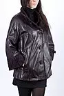 Женская куртка кожаная большая A-11219 smallphoto 4