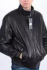 Куртка кожаная мужская короткая на большой размер HB-14007 smallphoto 1