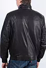 Куртка кожаная мужская короткая на большой размер HB-14007 smallphoto 2