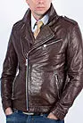 Куртка  мужская кожаная косуха модная EZ-6419 smallphoto 4