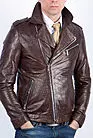 Куртка  мужская кожаная косуха модная EZ-6419 smallphoto 1