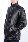 Мужская куртка кожаная на молнии с планкой GMK-2014 smallphoto 3