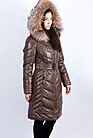 Женское зимнее пальто кожаное с капюшоном U-5257 smallphoto 8