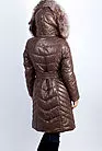 Женское зимнее пальто кожаное с капюшоном U-5257 smallphoto 7